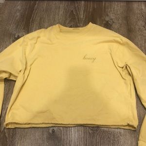Long sleeved yellow honey shirt (lightly used)